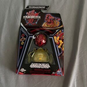 Bakugan Special Attack Dragonoid Action Figure - Red and Yellow